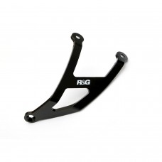R&G Racing, Exhaust Hanger & Left Hand Footrest Blanking Plate Kit (Black) for BMW S1000XR '20-'22